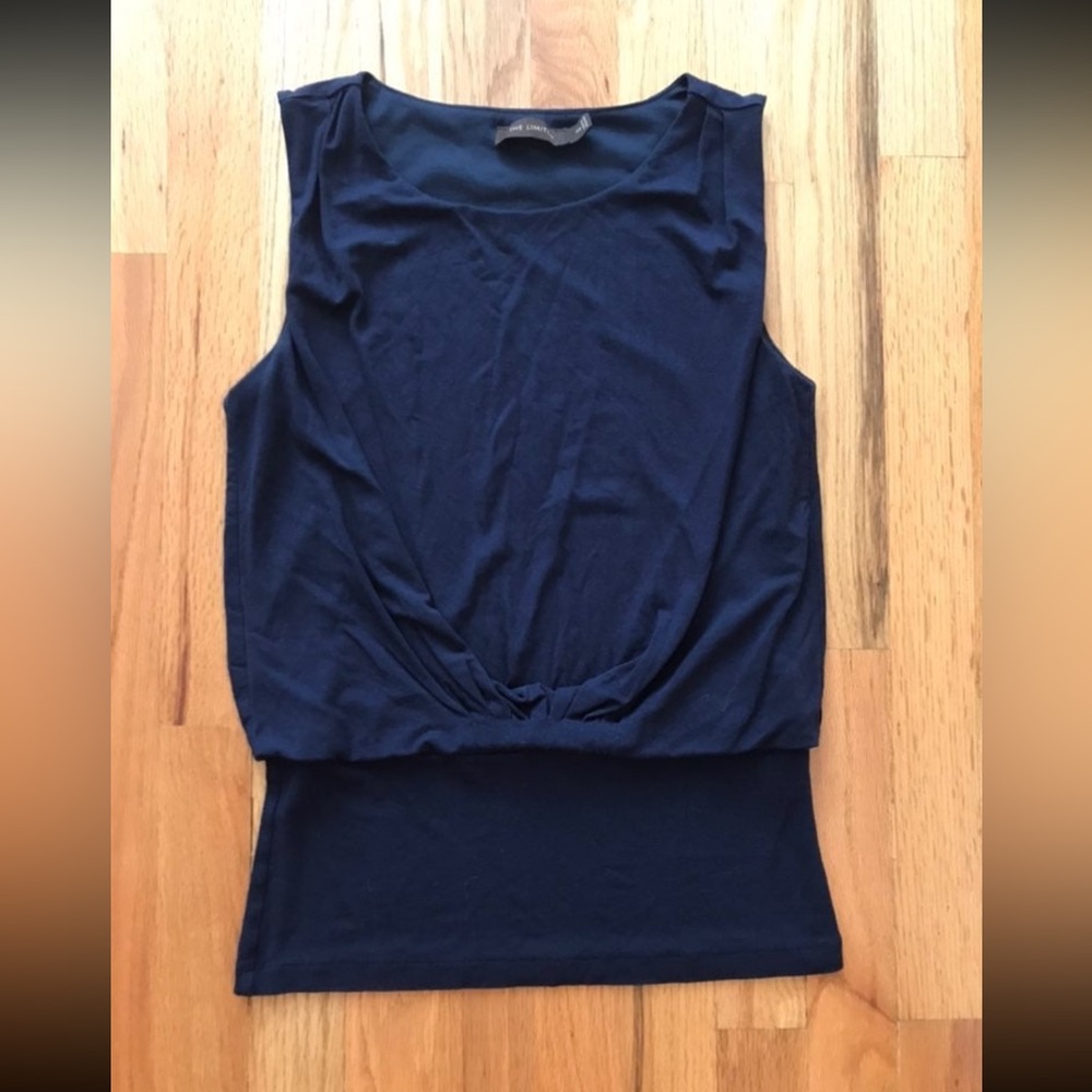 The Limited Navy Blouse
